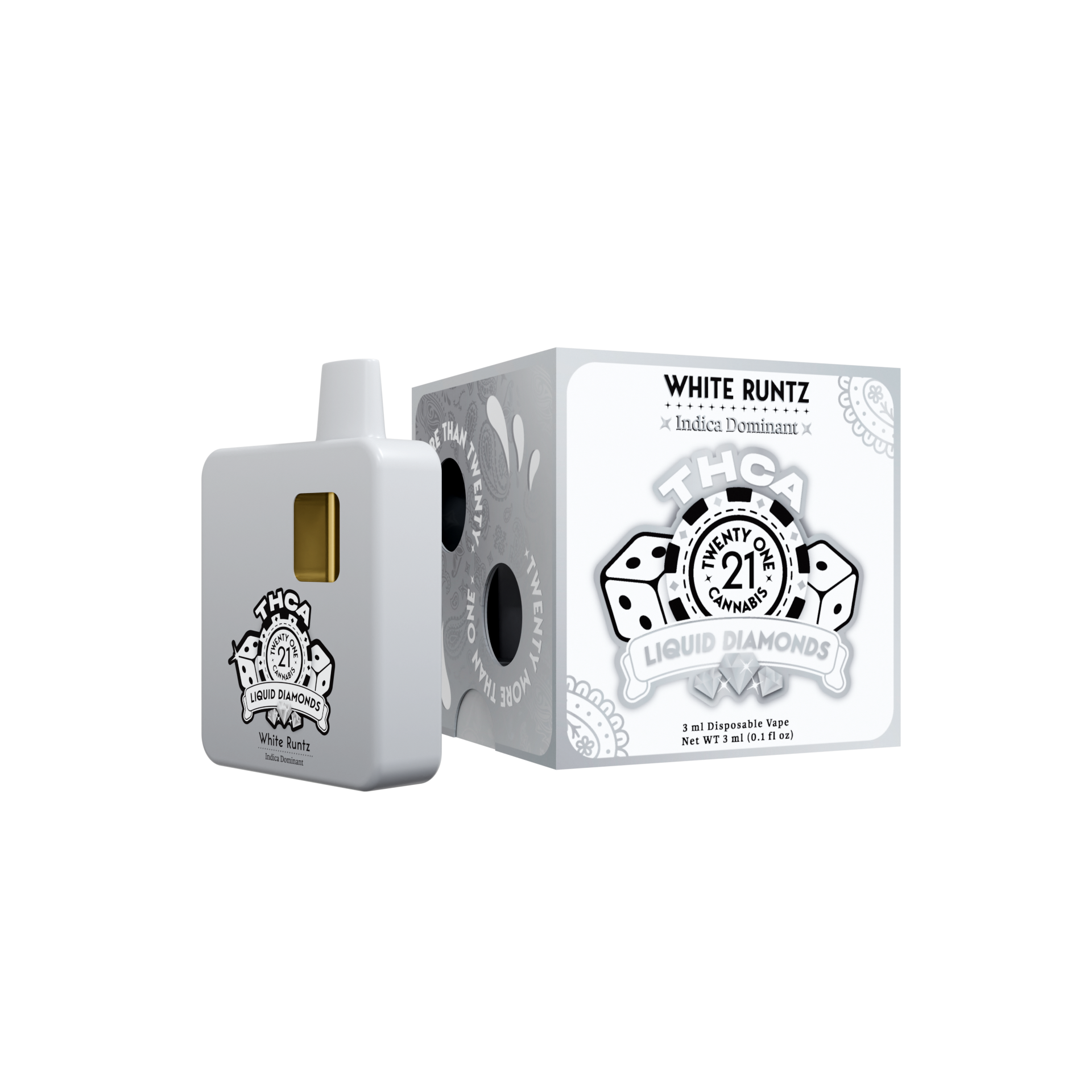 TWENTY ONE CANNABIS  6CT -3ML DISPOSABLE VAPES