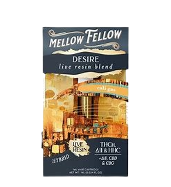 MELLOW FELLOW-CARTRIDGE-1ML-LIVE RESIN-DESIRE BLEND (THCH+D11+HHC)
