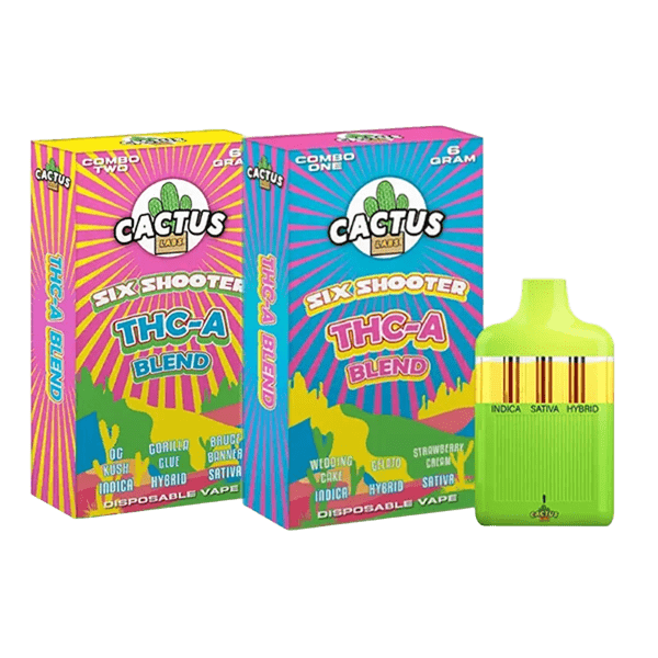 CACTUS LABS SIX SHOOTER THCA BLEND  (3-IN-ONE)